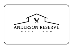 Online and In-Store Gift Card Gift Card Anderson Reserve